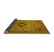 Sideview of Oriental Yellow Industrial Rug, urb2379yw