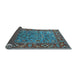 Sideview of Oriental Light Blue Industrial Rug, urb2380lblu