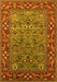 Oriental Yellow Industrial Rug, urb2380yw