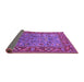 Sideview of Oriental Purple Industrial Rug, urb2380pur