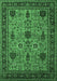 Oriental Emerald Green Industrial Rug, urb2381emgrn