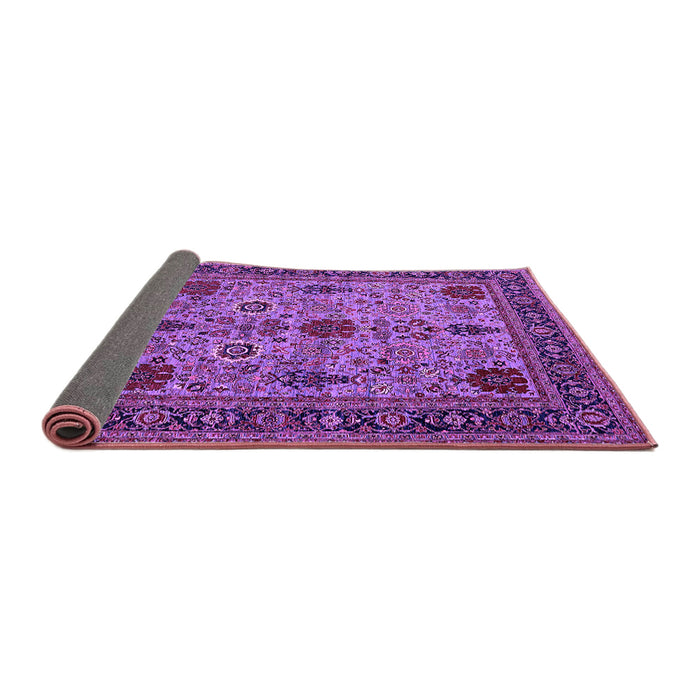 Sideview of Oriental Purple Industrial Rug, urb2381pur