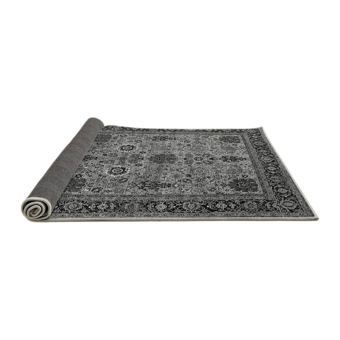 Sideview of Oriental Gray Industrial Rug, urb2381gry