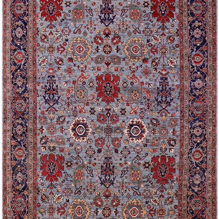 Mid-Century Modern Pink Oriental Rug, urb2381