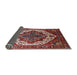 Sideview of Mid-Century Modern Cranberry Red Oriental Rug, urb2382