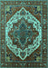 Oriental Turquoise Industrial Rug, urb2382turq