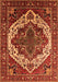 Machine Washable Oriental Orange Industrial Area Rugs, wshurb2382org