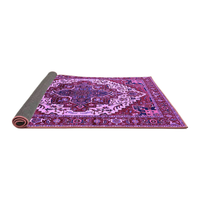 Sideview of Oriental Purple Industrial Rug, urb2382pur