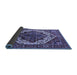 Sideview of Oriental Blue Industrial Rug, urb2382blu