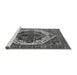 Sideview of Machine Washable Oriental Gray Industrial Rug, wshurb2382gry