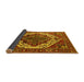 Sideview of Oriental Yellow Industrial Rug, urb2382yw