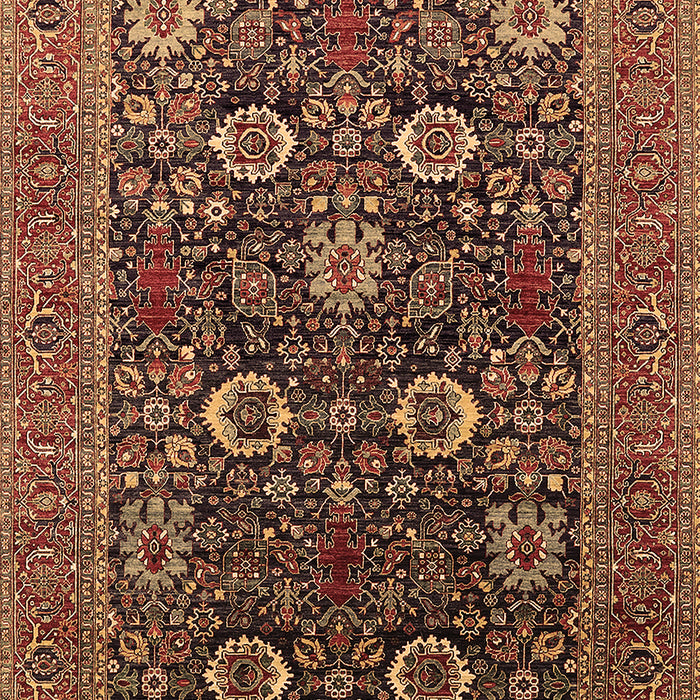 Oriental Brown Industrial Rug, urb2383brn