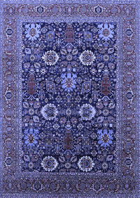 Oriental Blue Industrial Rug, urb2383blu