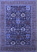 Oriental Blue Industrial Rug, urb2383blu