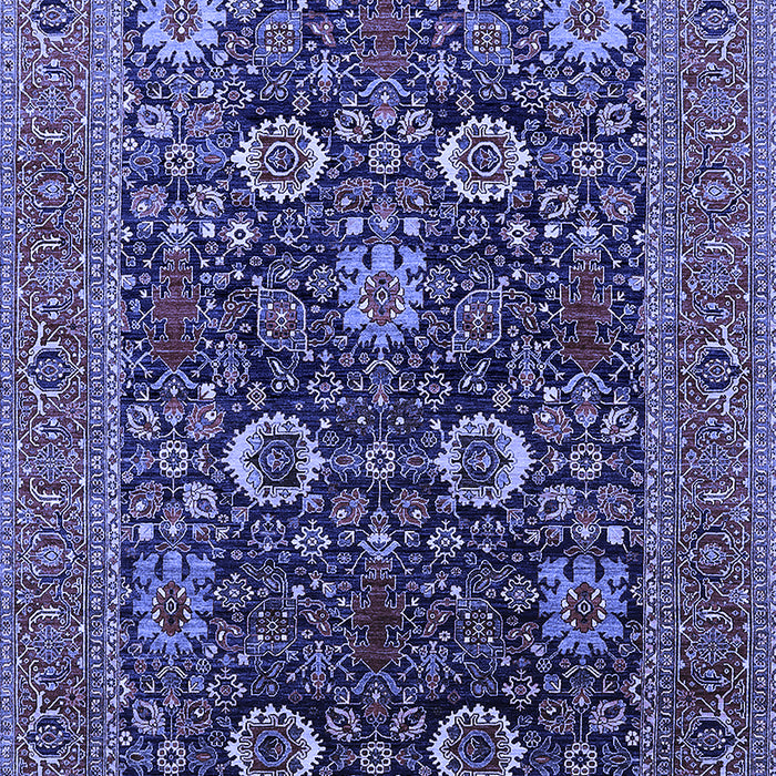 Oriental Blue Industrial Rug, urb2383blu