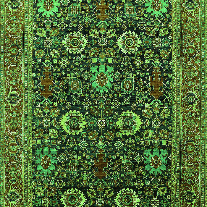 Oriental Green Industrial Rug, urb2383grn