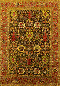 Oriental Yellow Industrial Rug, urb2383yw