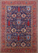 Mid-Century Modern Pink Oriental Rug, urb2383