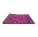 Sideview of Oriental Pink Industrial Rug, urb2384pnk