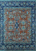 Oriental Light Blue Industrial Rug, urb2384lblu