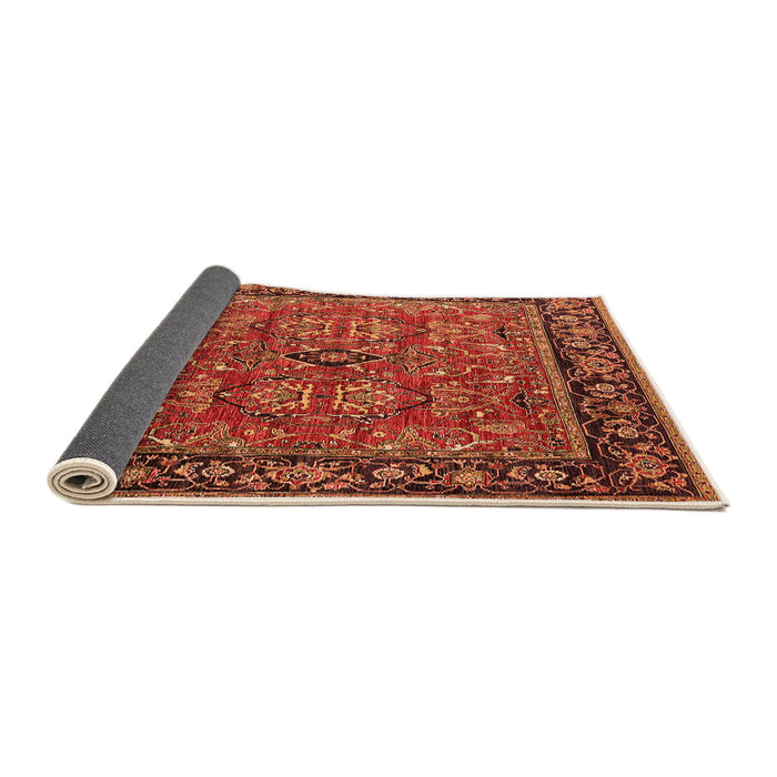 Sideview of Oriental Orange Industrial Rug, urb2384org