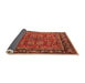 Sideview of Oriental Orange Industrial Rug, urb2384org