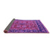 Sideview of Oriental Purple Industrial Rug, urb2384pur