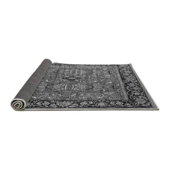 Sideview of Oriental Gray Industrial Rug, urb2384gry