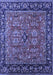 Oriental Blue Industrial Rug, urb2384blu