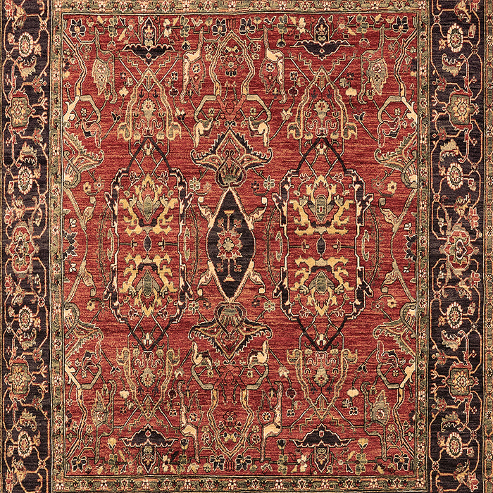 Oriental Brown Industrial Rug, urb2384brn