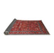 Sideview of Mid-Century Modern Rose Purple Oriental Rug, urb2385