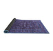 Sideview of Oriental Blue Industrial Rug, urb2385blu