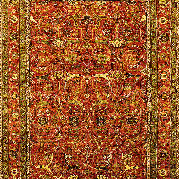 Oriental Yellow Industrial Rug, urb2385yw