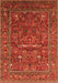 Machine Washable Oriental Orange Industrial Area Rugs, wshurb2385org