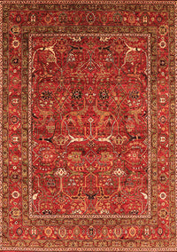 Oriental Orange Industrial Rug, urb2385org