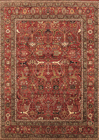 Oriental Brown Industrial Rug, urb2385brn