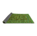 Sideview of Oriental Green Industrial Rug, urb2385grn