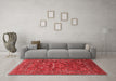 Industrial Red Washable Rugs