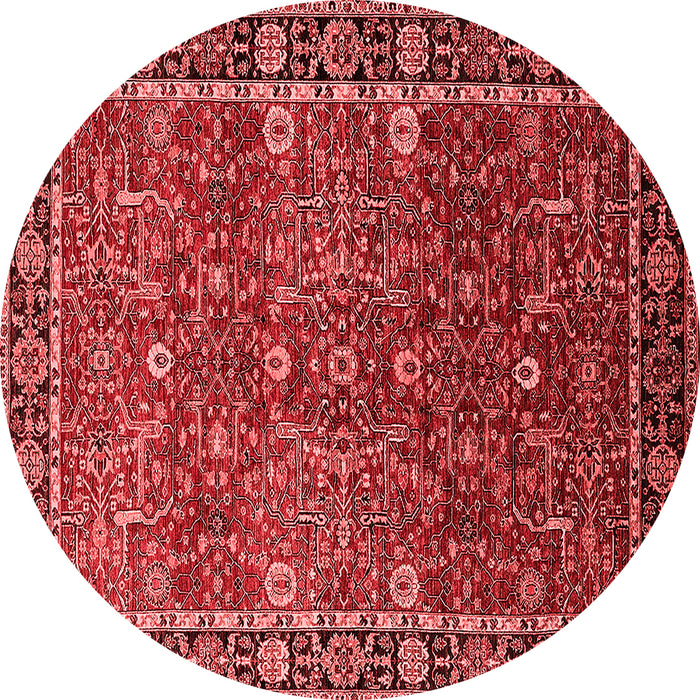 Machine Washable Oriental Red Industrial Rug, wshurb2386red