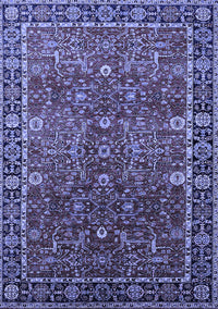 Oriental Blue Industrial Rug, urb2386blu