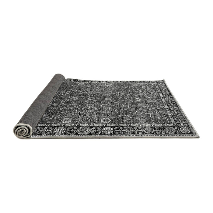 Sideview of Oriental Gray Industrial Rug, urb2386gry