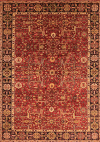 Oriental Orange Industrial Rug, urb2386org