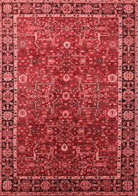 Oriental Red Industrial Rug, urb2386red