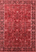 Oriental Red Industrial Area Rugs