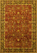 Oriental Yellow Industrial Rug, urb2387yw