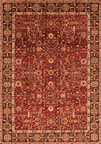 Oriental Orange Industrial Rug, urb2387org