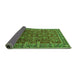 Sideview of Oriental Green Industrial Rug, urb2387grn