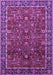 Machine Washable Oriental Purple Industrial Area Rugs, wshurb2387pur