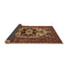 Sideview of Oriental Brown Industrial Rug, urb2388brn