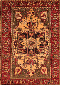 Oriental Orange Industrial Rug, urb2388org